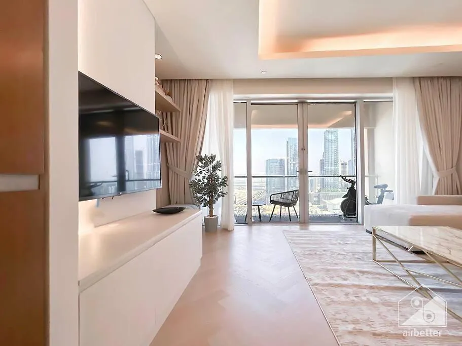 Luxury At The Dubai Mall Residences With Balcony & View Förenade Arabemiraten